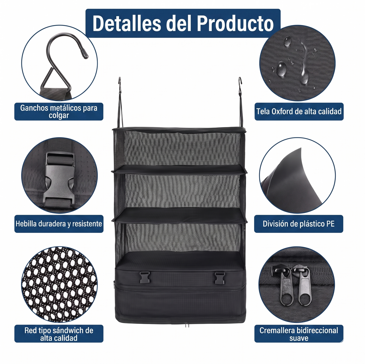 Organizador Colgante para Viajes